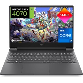 HP Victus 16-r1006ns - Ordenador portátil Gaming de 16.1" (Intel Core i7-14700HX, 32GB RAM, 1TB SSD, NVIDIA GeForce RTX 4070,