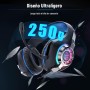 Tatybo Cascos Gaming, Auriculares Gaming con Graves Envolventes 3D, Micrófono Reducción De Ruido Y Almohadillas De Proteína,