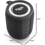 Vieta Pro Altavoz Portátil Bluetooth Potente 20W, Radio FM, Resistente al Agua, 12H Batería, Micrófono, Estéreo, USB-C, TWS,
