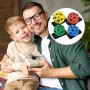 Meleager Juguetes para Adultos para niños, Pelotas de Muñeca Deportivas, Pelotas Munequera con Cuerda Elástica, 4 Piezas Bola de