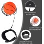 TNSLAND 4 pelotas de saltar con cuerda, bola con cuerda, bola de muñeca, bola con cuerda, bolas en cuerda elástica, bola de