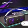 ALTAVOZ BLUETOOTH PORTABLE MARS GAMING MSB-XT NEGRO AUX/MicroSD/USB/FM 20W POTENCIA RGB FLOW BATERIA 2000mA