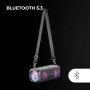 ALTAVOZ BLUETOOTH PORTABLE MARS GAMING MSB-XT NEGRO AUX/MicroSD/USB/FM 20W POTENCIA RGB FLOW BATERIA 2000mA