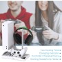 Soporte de refrigeración compatible con consola Xbox Series S con estación de carga de controlador, ventilador de refrigeración
