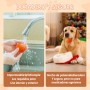 Genérico Pelota Interactiva para Perros, Juguete Perro Indestructible, Recargable por USB, Bola de Perro en Movimiento, Duradera