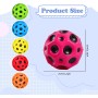 JurciCat 6 PCS Pelota Goma Espuma Elasticidad ultraelevada Pelota saltarina Easy To Grip and Catcher Pelota saltarina niños