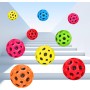 JurciCat 6 PCS Pelota Goma Espuma Elasticidad ultraelevada Pelota saltarina Easy To Grip and Catcher Pelota saltarina niños