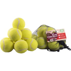 Rosewood 12 Pelotas de Tenis estándar, Juguetes para Perros