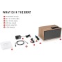 VULKKANO T40 ARC Altavoz activo con 40W de potencia, Woofer de 4" y doble tweeter de 1.25", HDMI ARC, Bluetooth 5.0, RCA, USB,