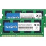 TECMIYO 16GB Kit RAM (2X8GB) de Memoria DDR3 1333MHz PC3-10600S SODIMM 204 Pin 1.5V Non-ECC RAM Memory Module