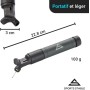 Sports Stable Inflador Balones con 5 Agujas Doble Acción, Bomba De Aire Fiable para Tu Pelota De Fútbol, Rugby, Voleibol,