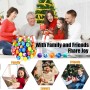 Steemjoey 30 Piezas Bolas Rebotadoras Mini Goma, 20mm Bouncy Balls Pelota de Goma Party Bag Filler para Niños Cumpleaños Y