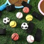 SHSHbuy Pelota de Retorno de Muñeca,4 Piezas Pelotas Elásticas para la Muñeca Pelotas,Pelota De Goma con Correa para La Muñeca