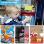 Riisoyu Pelotas de Ping Pong Multicolores - 30 Piezas de Plástico Estándar de 40 mm para Adultos y Niños - Mezcla de Colores