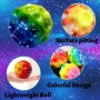 ZEPIQOR 3 PCS Bolas de Rebote, Bouncing Ball Ball, Pelota de Goma Saltarina Moon Ball, Bola de Espuma Ligera con Luna, Fácil de