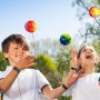 ZEPIQOR 3 PCS Bolas de Rebote, Bouncing Ball Ball, Pelota de Goma Saltarina Moon Ball, Bola de Espuma Ligera con Luna, Fácil de