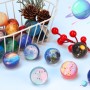 Pllieay 30PCS Galaxy Bouncy Balls, 32mmSpace Bouncy Balls Bulk, Space Party Favors Rubber Balls para niños, Space Toys para