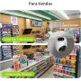 Beans View Cámara de Interior para Seguridad, visión Nocturna en Color, Vista de 360°, cámara Wi-Fi para Mascotas/Perros/Gatos,