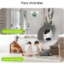 Beans View Cámara de Interior para Seguridad, visión Nocturna en Color, Vista de 360°, cámara Wi-Fi para Mascotas/Perros/Gatos,