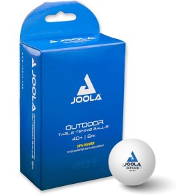 JOOLA Unisex Adulto Tt Ball Exterior, Blanco, 40 mm