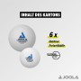 JOOLA Unisex Adulto Tt Ball Exterior, Blanco, 40 mm
