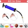 Motorenbau Bomba de Balones con 5 Agujas de Bomba de Pelota, Inflador Balones para fútbol, ​​Baloncesto, Voleibol, Rugby,