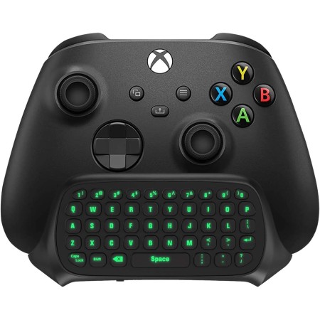 TiMOVO Teclado Inalámbrico para Xbox Series X/S/Xbox One/Xbox One S/Xbox One Elite, Teclado Juego con Receptor 2,4G Puerto Audio
