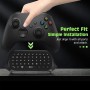 TiMOVO Teclado Inalámbrico para Xbox Series X/S/Xbox One/Xbox One S/Xbox One Elite, Teclado Juego con Receptor 2,4G Puerto Audio