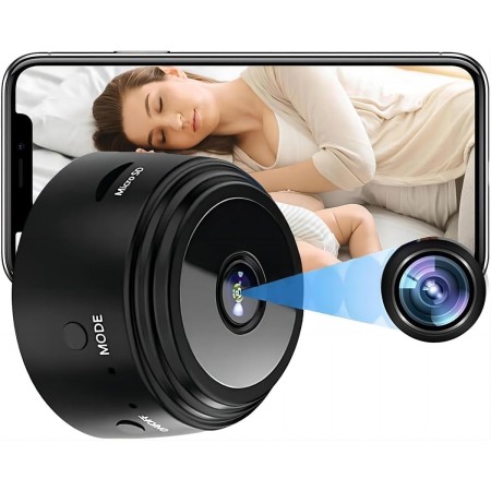Camara Espia,WiFi1080P HD Mini Cámara Espia Oculta,Camaras de Vigilancia sin Cables Camara Seguridad Vigilancia Cámara Espía