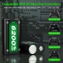 Baterías Recargables para Xbox Series X|S/Xbox One/Xbox One S/Xbox One X/Xbox One Elite Wireless Controller,2-Pack 2600mAh Xbox