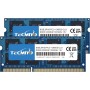 TECMIYO (2 x 8 GB) Kit DDR3 16GB RAM 1333MHz PC3-10600 Unbuffered no ECC 1,5 V CL9 2Rx8 Dual Rank 204 Pin SODIMM ddr3 Memoria