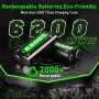Baterías Recargables para Xbox Series X|S/Xbox One/Xbox One S/Xbox One X/Xbox One Elite Wireless Controller,2-Pack 2600mAh Xbox