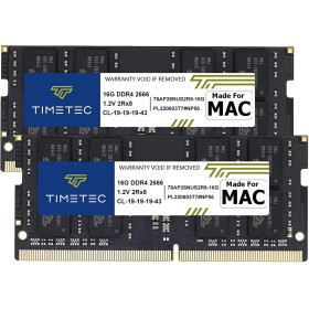 Timetec 32GB Kit(2x16GB) Compatible con Apple DDR4 2666MHz/2667MHz para Mediados de 2020 iMac 20.1/20.2/Mediados 2019 iMac19.1