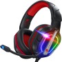 Fachixy FC200 Cascos Gaming para PS5, PS4, PC, Xbox One, Switch, Auriculares Gaming Cancelación de Ruido, Cascos con Microfono