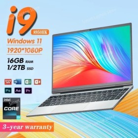 Computadora portátil Intel Core i9 8950HK de 14,1 pulgadas, 16GB DDR4,