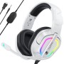 Fachixy FC200 Cascos Gaming para PS5, PS4, PC, Xbox One, Switch, Auriculares Gaming Cancelación de Ruido, Cascos con Microfono