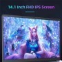 Computadora portátil Intel Core i9 8950HK de 14,1 pulgadas, 16GB DDR4,