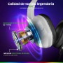 Fachixy FC200 Cascos Gaming para PS5, PS4, PC, Xbox One, Switch, Auriculares Gaming Cancelación de Ruido, Cascos con Microfono