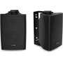 Audibax Elipse 6 Altavoces con Soporte Pared 6" 2 Vías 50W RMS. Negras.Pareja