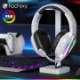 Fachixy FC200 Cascos Gaming para PS5, PS4, PC, Xbox One, Switch, Auriculares Gaming Cancelación de Ruido, Cascos con Microfono