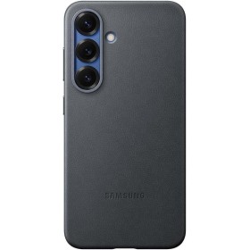 Samsung Funda de Cuero Vegano Negra para Galaxy S25