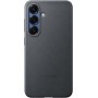 Samsung Funda de Cuero Vegano Negra para Galaxy S25