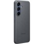 Samsung Funda de Cuero Vegano Negra para Galaxy S25