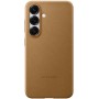Samsung Funda de Cuero Vegano Negra para Galaxy S25