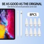 8 Pcs Alternativas Puntas Apple Pencil ，para Apple Pencil 1 Generacion，2 Generación，Punta de Repuesto de Alta sensibilidad