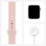 Apple Watch Series 6 (GPS, 44MM) Caja de Aluminio Oro con Correa Deportiva Arena Rosa (Reacondicionado)