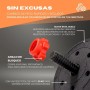Mobiclinic® Fitness, Mancuernas ajustables, 2 en 1, ExtenFit, Peso de 2-20 kg, Incluye mancuernas y barra de extensión
