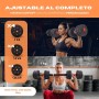 Mobiclinic® Fitness, Mancuernas ajustables, 2 en 1, ExtenFit, Peso de 2-20 kg, Incluye mancuernas y barra de extensión