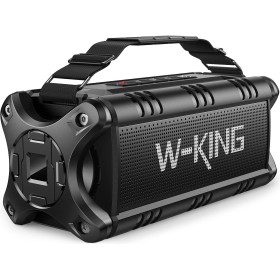 W-KING 50W (90W Pico) Altavoz Bluetooth Potente, Altavoz Bluetooth Portatil Grande con Graves Ricos/EQ, Altavoces Inalambricos