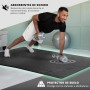 Esterilla Fitness Puzzle para Suelos de Gimnasio | Set de Protección Goma Espuma Losas Caucho para Máquinas de Deporte,